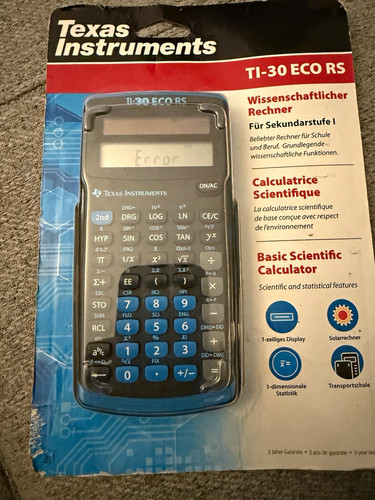 Texas instruments eco rs - texas, ti-30