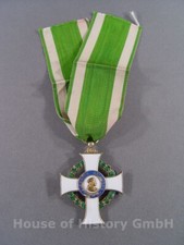 144661: Sachsen Albrechts Orden Ritterkreuz 1.Klasse, bis 1918, Silber vergoldet