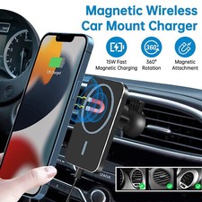 Auto MagSafe Wireless Charger iPhone 14 13 12 Pro Max Handyhalterung Ladegerät