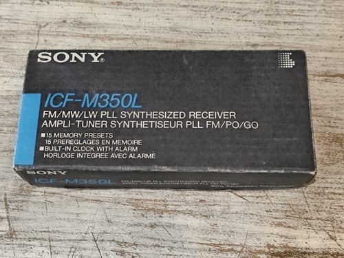 Sony icf m350l - sony, handfunkgerät