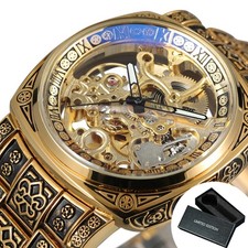 Herren Automatikuhr Gold