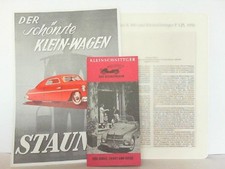 Staunau K 400, 1950 und Kleinschnittger F125, 1950-1957. Reihe: Automobil Editio