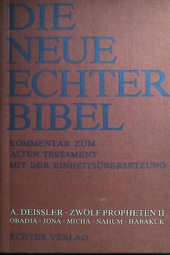 Zwölf propheten obadja - zwölf,