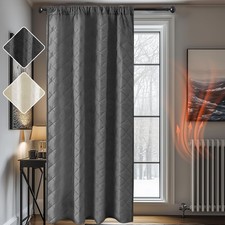 Verdunkelungsvorhang Thermovorhang Kälteschutz Türvorhang Blickdicht Wohnzimmer