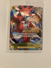 One Piece Card Game Monkey D. Luffy Pre Release Winner Luffy P-036 Sealed