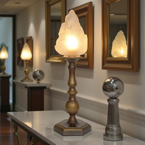 Art deco lampe - deco,