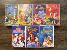 Disney VHS Sammlung Bambi, Aladdin, König, Dschungelbuch, etc. mit Hologramm!