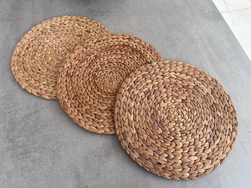 Platzset raffia rund 37 cm - platzset,