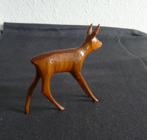 Holzfigur tier reh - , *