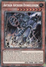 YuGiOh Antiker Antriebs-Dunkelgolem MP25-DE003 Starlight Rare Deutsch Neu 1st