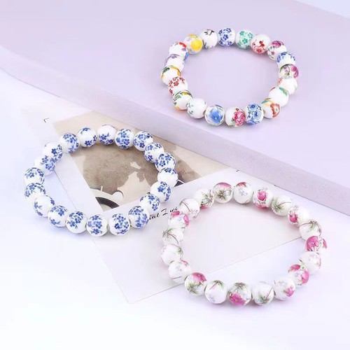 Blau weißes armband - armband, aus