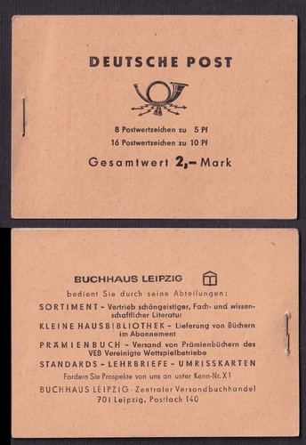 Ddr markenheftchen walter - ddr,