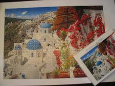 Blatz Puzzle, Santorin, Griechenland, 1500 Teile, sehr gut, mittelschwierig