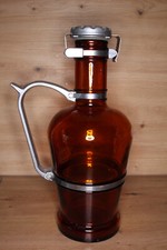 Biersiphon Siphon Industrie Optik Industrial style Metall-Henkel 2,5 Liter braun