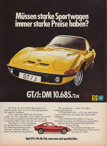 Opel reklame - gt/j,