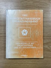 CHRYSLER VAN MODELLE FRONT-/ALLRADANTRIEB 1991 WERKSTATTHANDBUCH ERGÄNZUNGSBAND