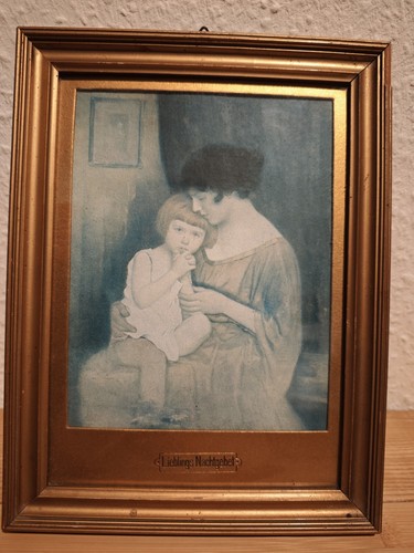 Bild bilderahmen golden - bild/bilderahmen,