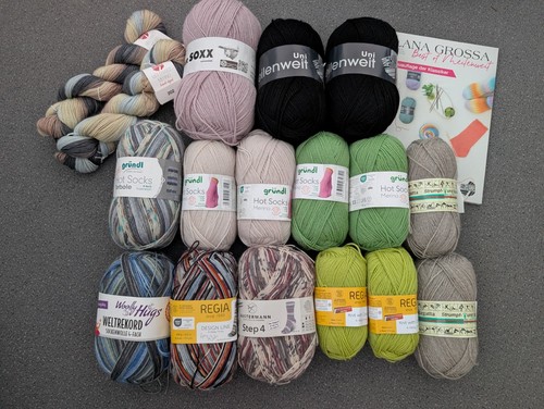 Sockenwolle 1250 gramm lana - sockenwolle,,