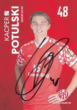 Autogrammkarte Kacper Potulski