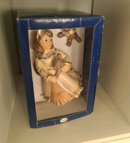 Goebel figur engel mit teddy - mit,
