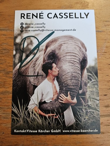Handsignierte autogrammkarte - handsignierte,