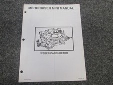 Handbuch Mercruiser Mini Manual Vergaser Betriebsanleitung Innenborder