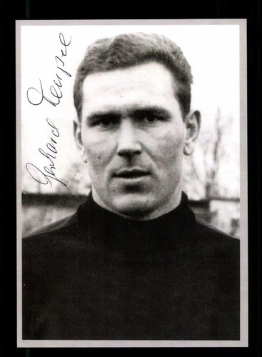 Gerhard teupel autogrammkarte - gerhard,