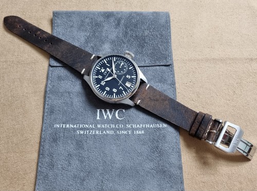 Iwc big pilot stahl - pilot, mm