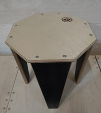 Sitz-Hocker aus Holz - echte