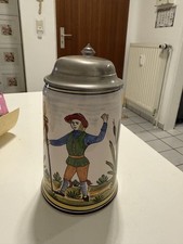 Fayence Bierkrug Holsten