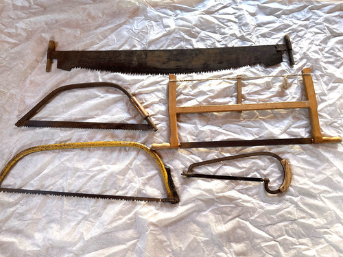 Konvolut alte holzsägen - konvolut,