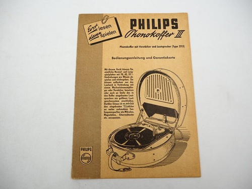 Original philips phonokoffer - original,