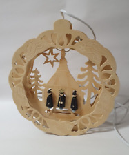 Weihnachtsdeko weihnachtliches Fenster Licht Advents Beleuchtung  Holz