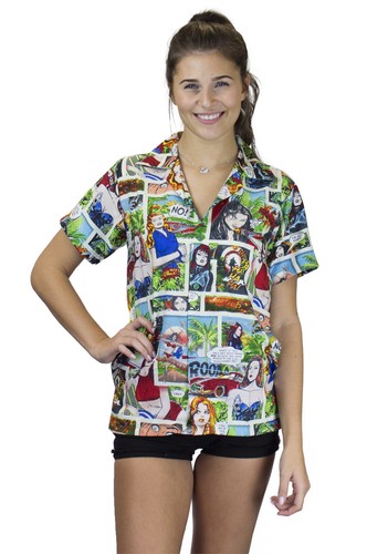 Funky hawaiibluse comic - funky,