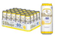 Bitburger 0,0% Radler Alkoholfrei – 24 x 0,5 l Palette Dosenbier | Isotonisch