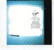 (HL611) Transister, Look Who's Perfect Now - 1998 DJ CD