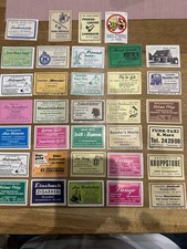 Biete hier 34 Streichholz Etiketten aus Düsseldorf und Erkath