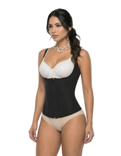 Beige schwarz taillenkorsett - beige,