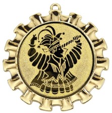 Karnevalsorden 70mm gold