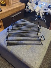 4 Gewürzregale hängend in schwarz