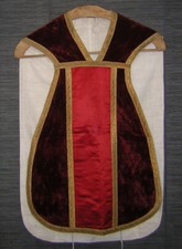 ANTIK MESSGEWAND PARAMENTE