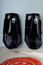 Gera Gamaschen, schwarz, hochglanz Lack, V-2