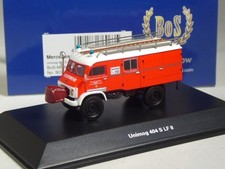 (KI-07-41) BOS Unimog 404 S Feuerwehr LF8 leuchtrot in 1:87 in OVP
