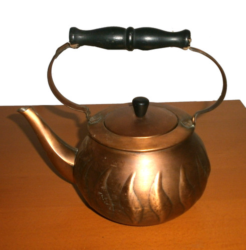 Alter wasserkessel mit - wasserkessel,