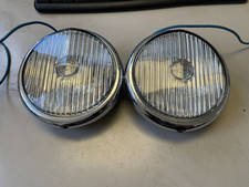Mercedes Oldtimer Zusatz Scheinwerfer Nebelscheinwerfer Bosch Chrom weiß beide