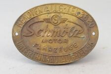 altes Motorrad Händlerschild