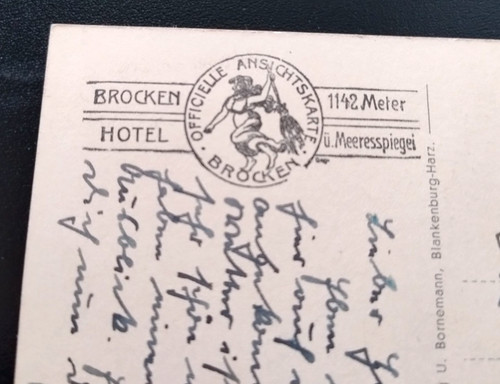 Brocken hotel 1929 - , um