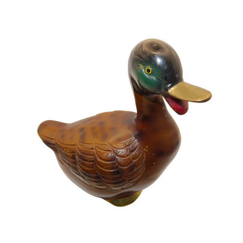 Vintage messing ente stockente - vintage,