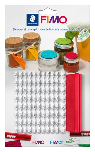 Fimo stempelset tonmodelling - fimo,