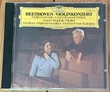 CD Beethoven Violinkonzert mit Anne-Sophie Mutter u. Herbert von Karajan